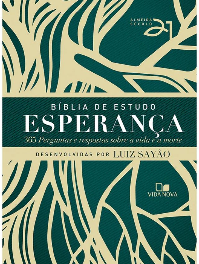 BÍBLIA DE ESTUDO ESPERANÇA CAPA DURA - ÁRVORE